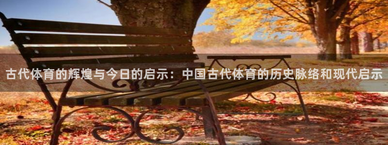 欧亿体育官方正版app科技：古代体育的辉煌与今日的启示：中国